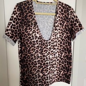Nasty Gal Deep V Tee